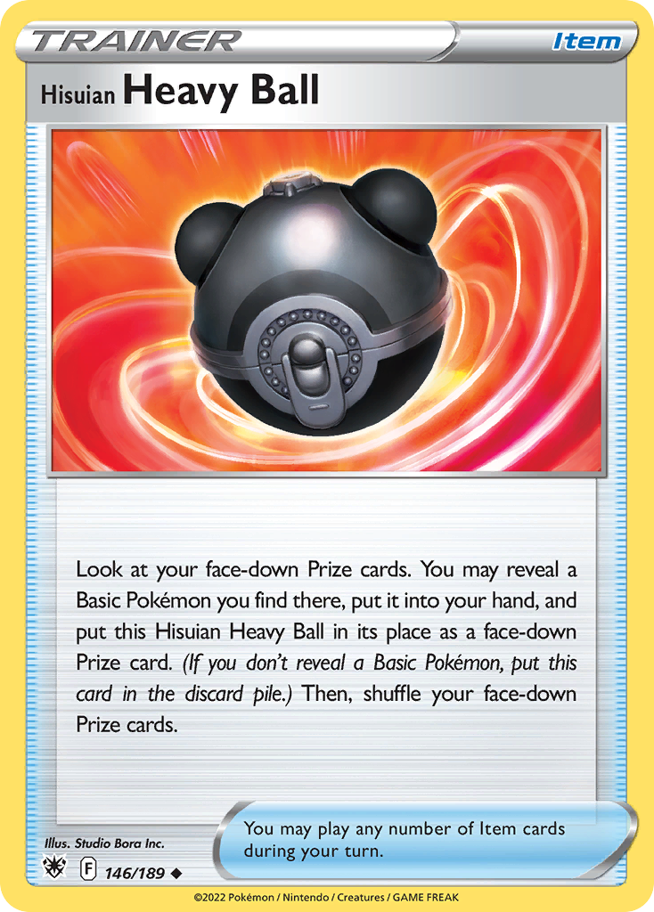 146/189 - Hisuian Heavy Ball - Reverse Holo - [Uncommon]