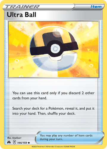 146/159 - Ultra Ball - [Uncommon] - Reverse Holo