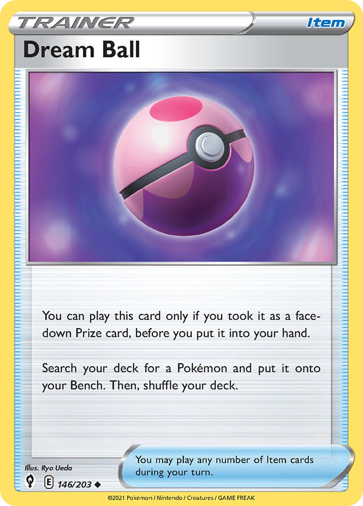 Pokémonkaart 146/203 - Dream Ball - Evolving Skies - [Uncommon]