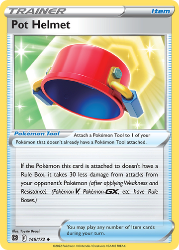 146/172 - Pot Helmet - Reverse Holo - [Uncommon]