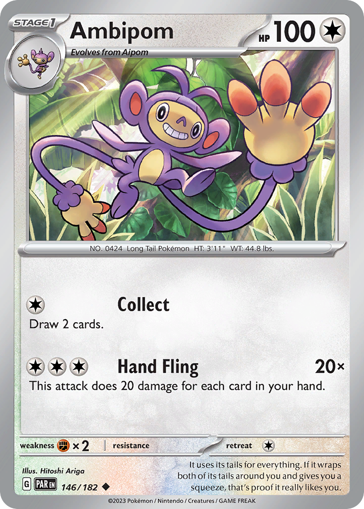 146/182 - Ambipom - [Uncommon] - Reverse Holo-Pokemeister