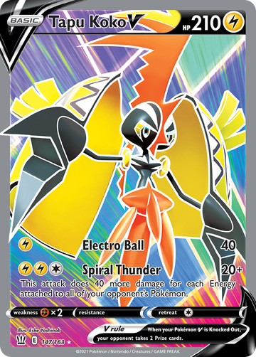 147/163 - Tapu Koko V - [Rare Ultra]