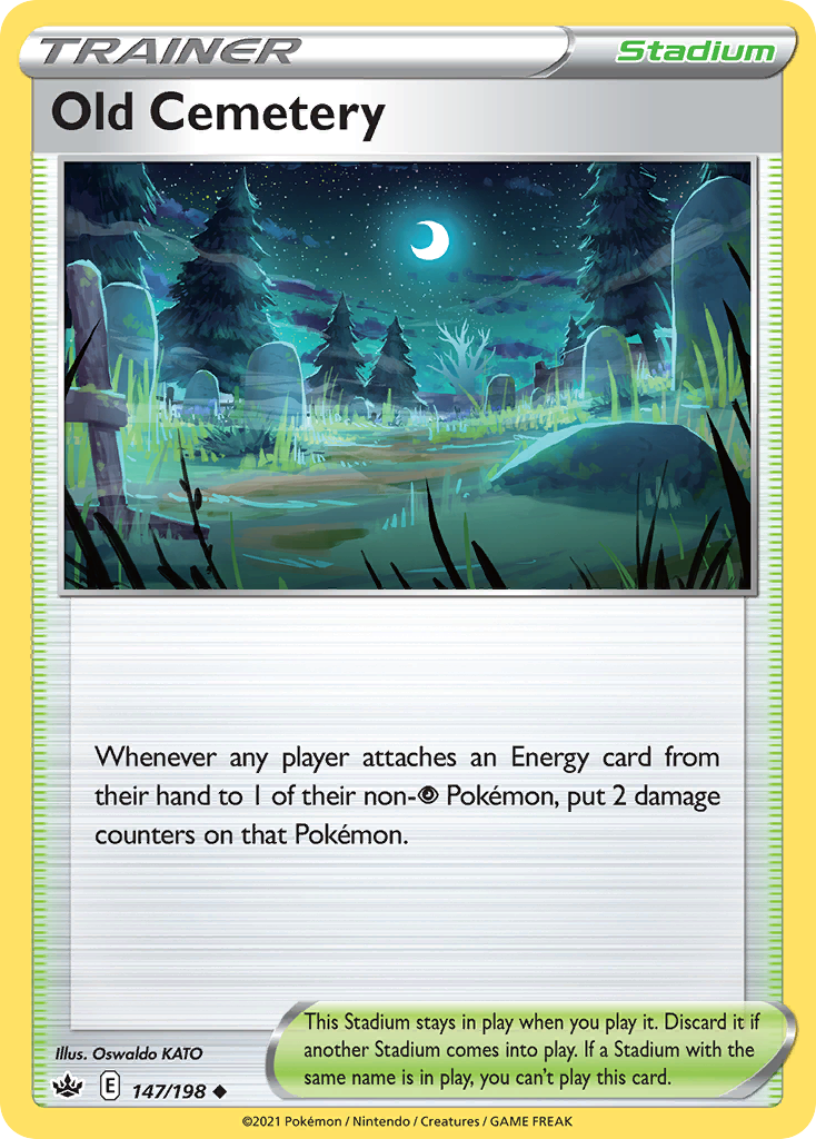 Pokémonkaart 147/198 - Old Cemetery - Chilling Reign - [Uncommon]