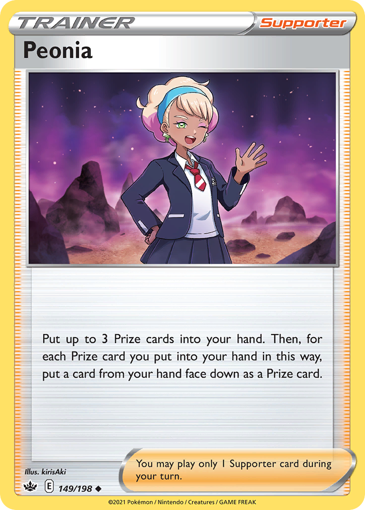 Pokémonkaart 149/198 - Peonia - Chilling Reign - [Uncommon]