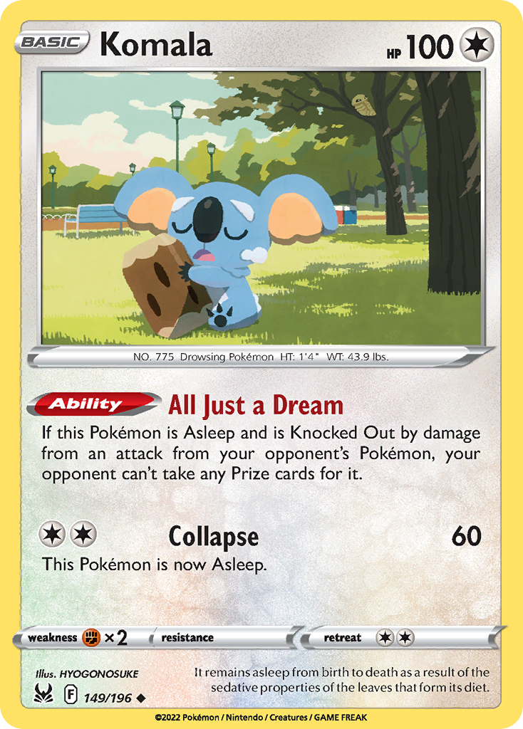 149/196 - Komala - Reverse Holo - [Uncommon]