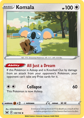 149/196 - Komala - Reverse Holo - [Uncommon]