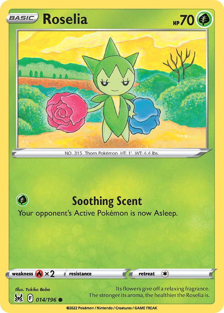 014/196 - Roselia - Reverse Holo - [Common]