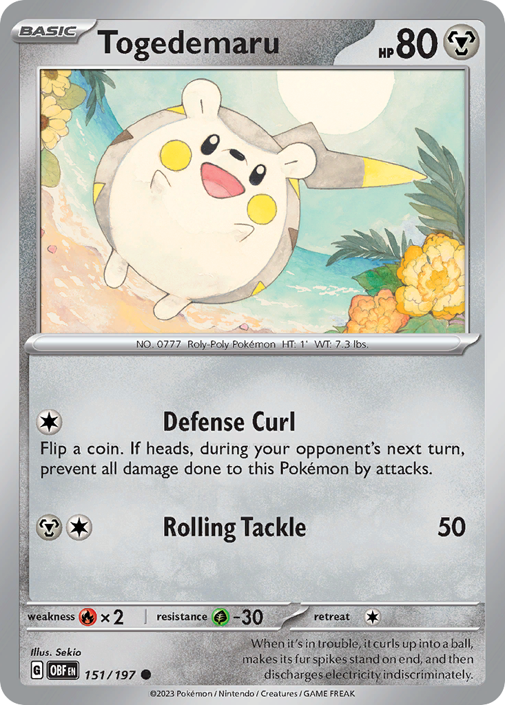 151/197 - Togedemaru - [Common]