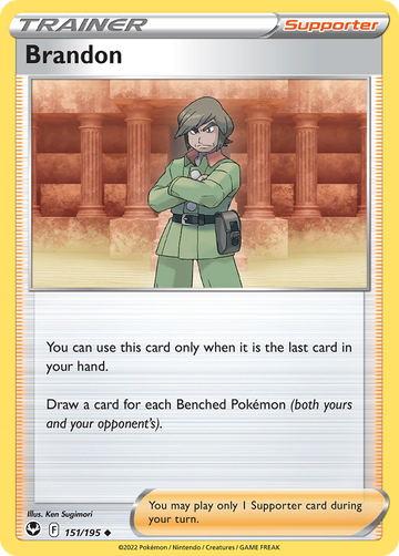 151/195 - Brandon - [Uncommon] - Reverse Holo