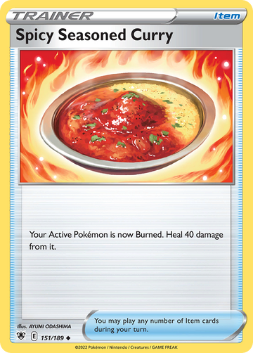 151/189 - Spicy Seasoned Curry - Reverse Holo - [Uncommon]