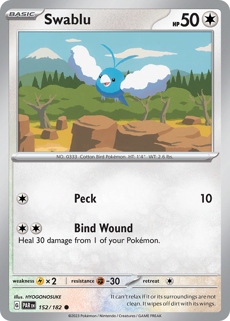 152/182 - Swablu - [Common]-Pokemeister