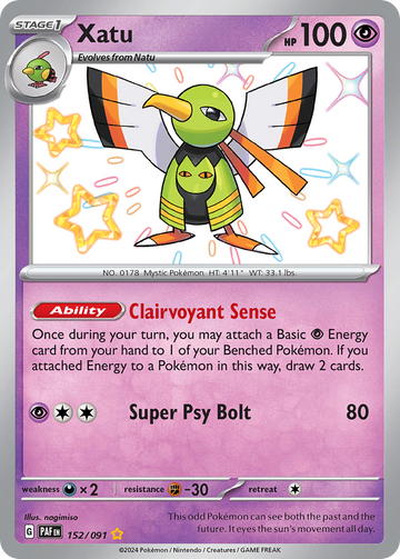 152/091 - Xatu - [Shiny Rare]