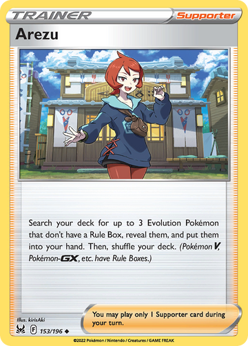 153/196 - Arezu - Reverse Holo - [Uncommon]