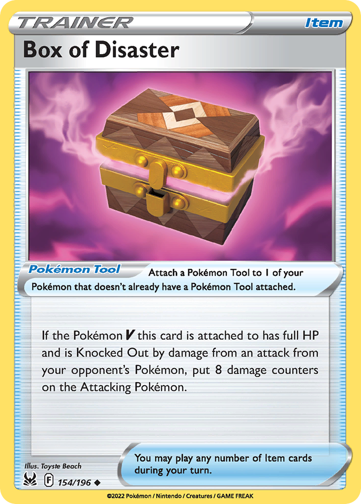 154/196 - Box of Disaster - Reverse Holo - [Uncommon]