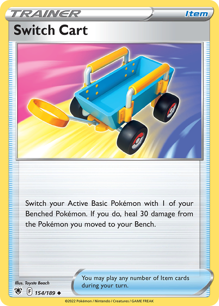 154/189 - Switch Cart - Reverse Holo - [Uncommon]