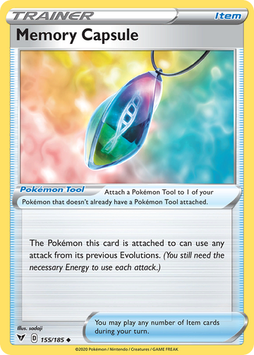 Pokémonkaart 155/185 - Memory Capsule - Vivid Voltage - [Uncommon]