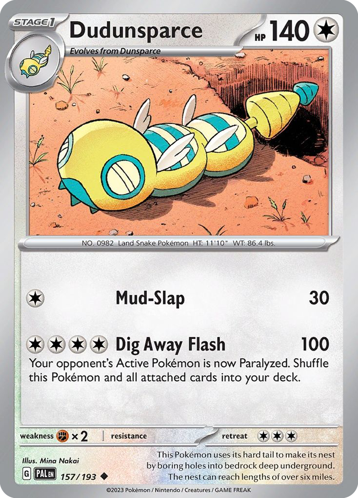 157/193 - Dudunsparce - [Uncommon]