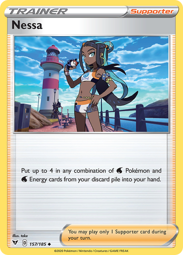 Pokémonkaart 157/185 - Nessa - Vivid Voltage - [Uncommon]