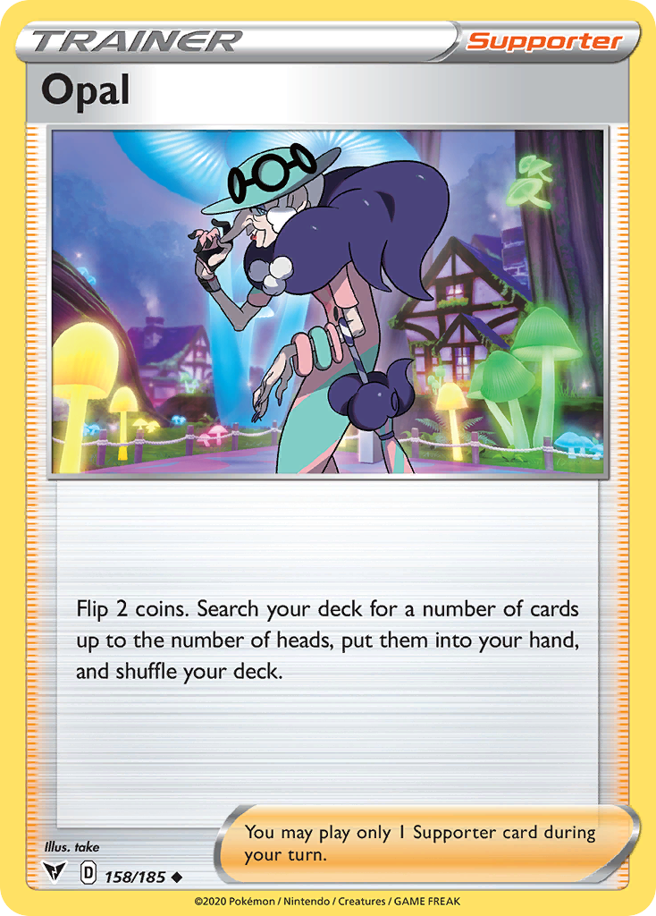 Pokémonkaart 158/185 - Opal - Vivid Voltage - [Uncommon]