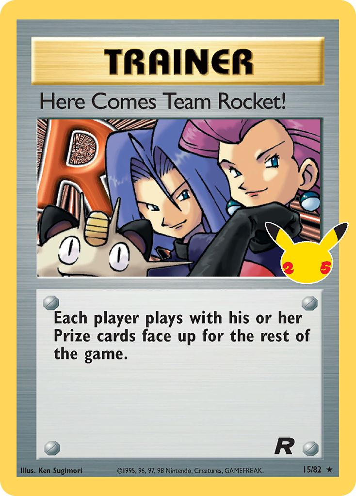 Pokémonkaart 015/082 - Here Comes Team Rocket! - Celebrations: Classic Collection - [Classic Collection]
