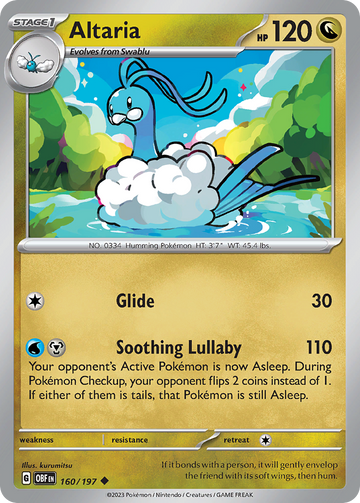 160/197 - Altaria - [Uncommon]