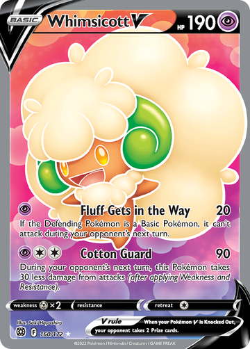 160/172 - Whimsicott V - [Rare Ultra]