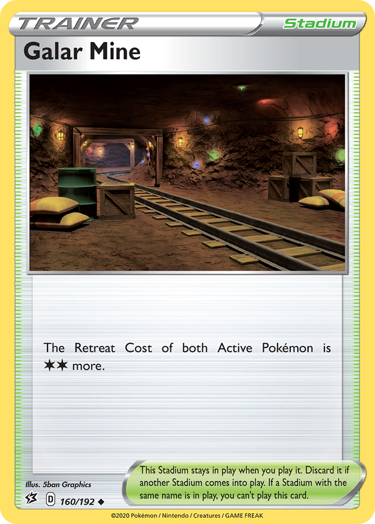 Pokémonkaart 160/192 - Galar Mine - Rebel Clash - [Uncommon]