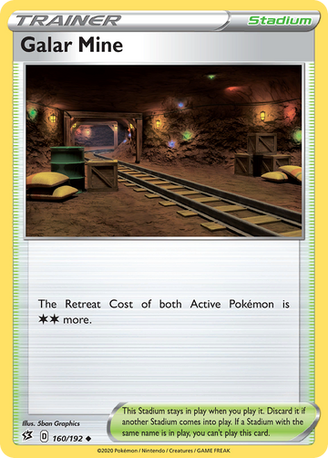 Pokémonkaart 160/192 - Galar Mine - Rebel Clash - [Uncommon]