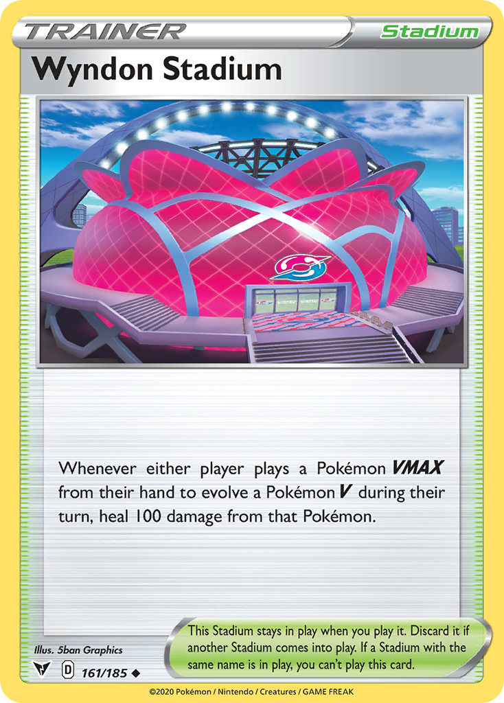 Pokémonkaart 161/185 - Wyndon Stadium - Vivid Voltage - [Uncommon]