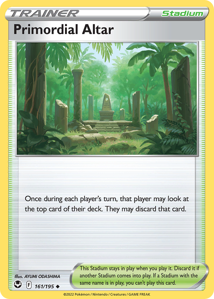 161/195 - Primordial Altar - [Uncommon] - Reverse Holo