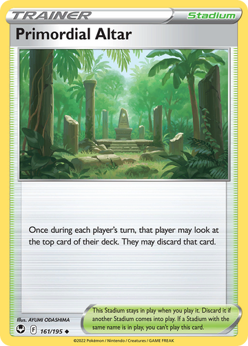 161/195 - Primordial Altar - [Uncommon] - Reverse Holo