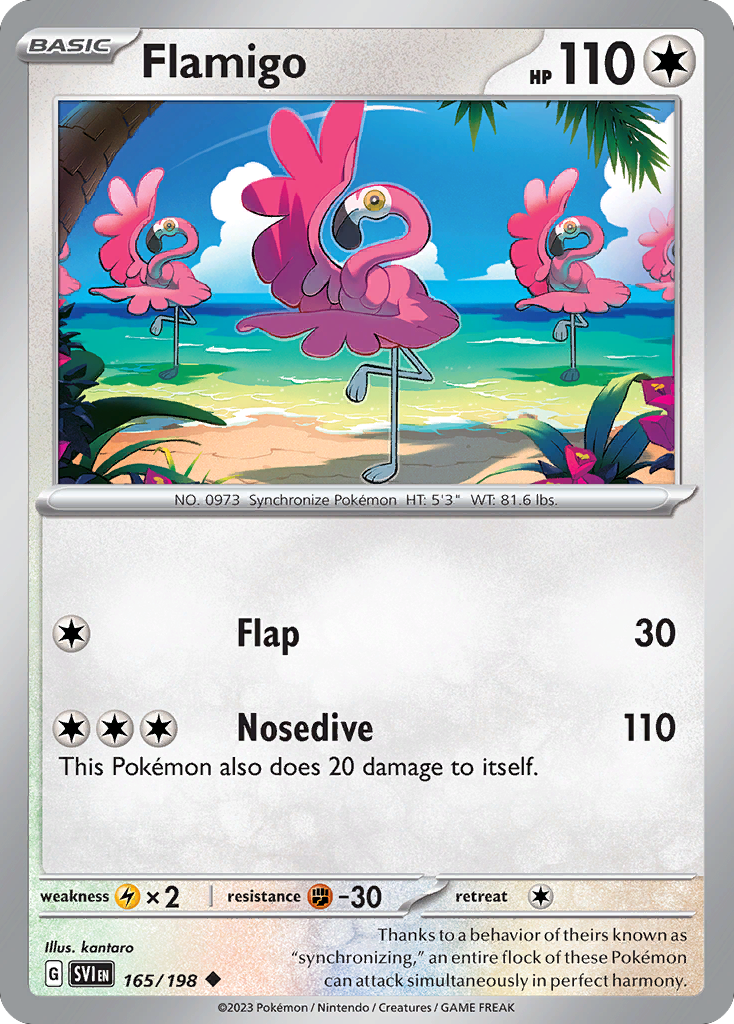 165/198 - Flamigo - [Uncommon]