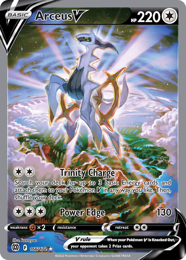 166/172 - Arceus V - [Rare Ultra]