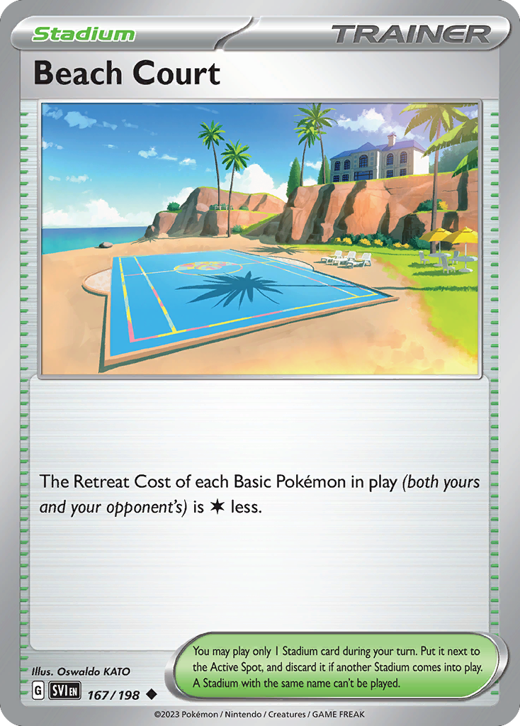 167/198 - Beach Court - [Uncommon]