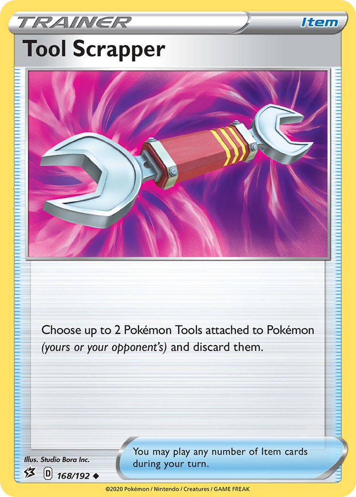 Pokémonkaart 168/192 - Tool Scrapper - Rebel Clash - [Uncommon]