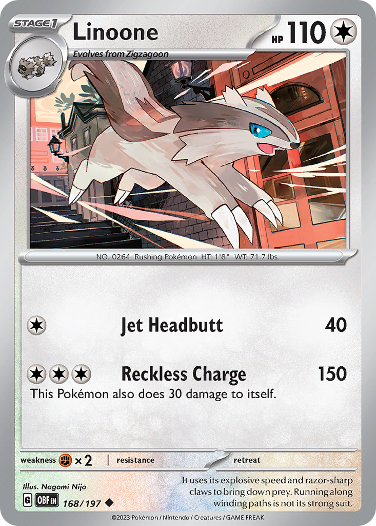 168/197 - Linoone - [Uncommon]
