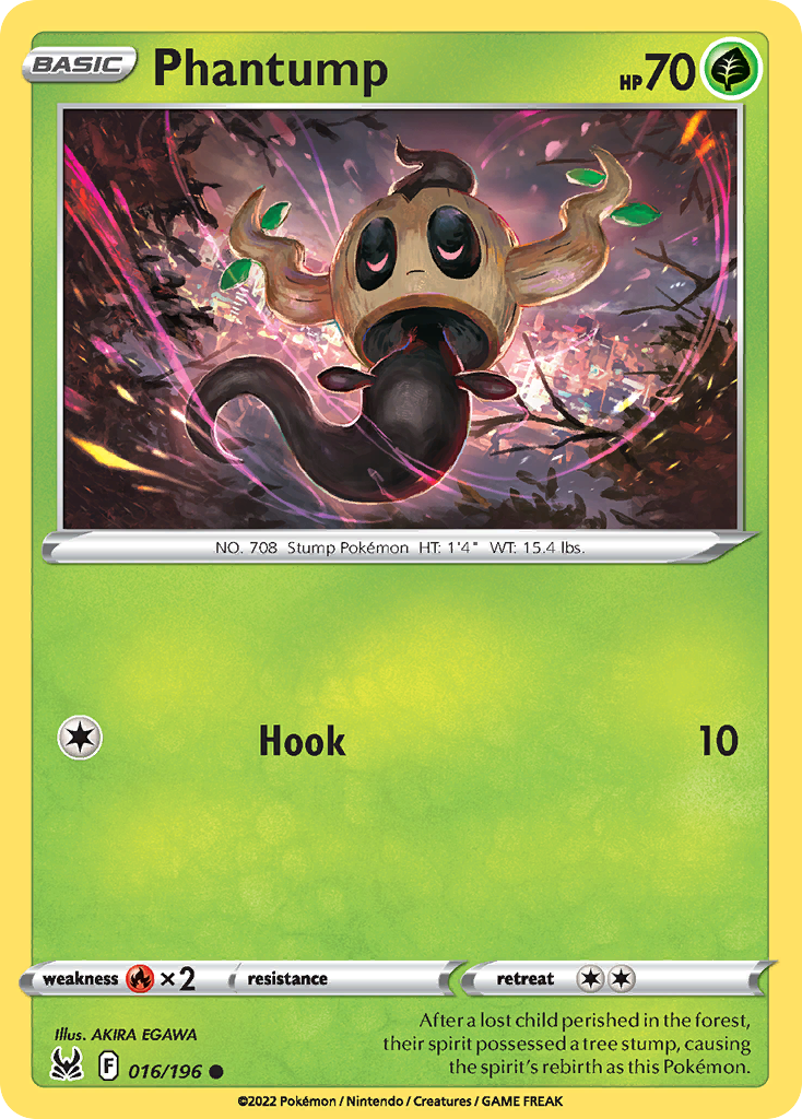 016/196 - Phantump - Reverse Holo - [Common]