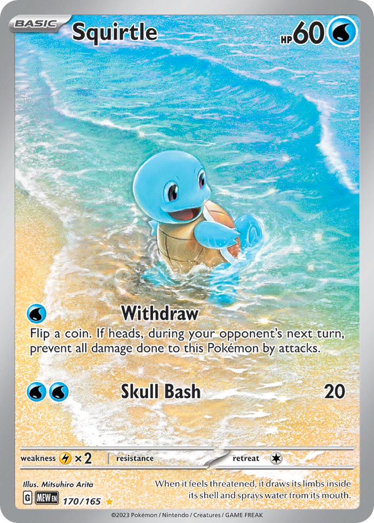 170/165 - Squirtle - [Illustration Rare]