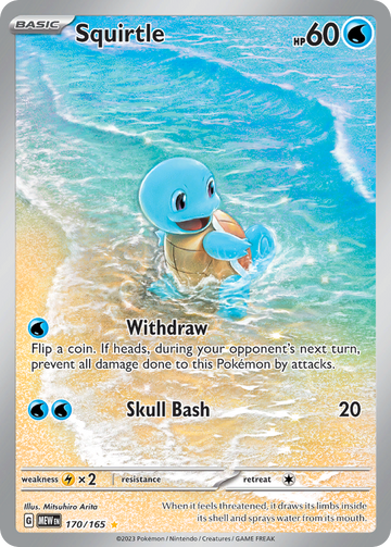 170/165 - Squirtle - [Illustration Rare]