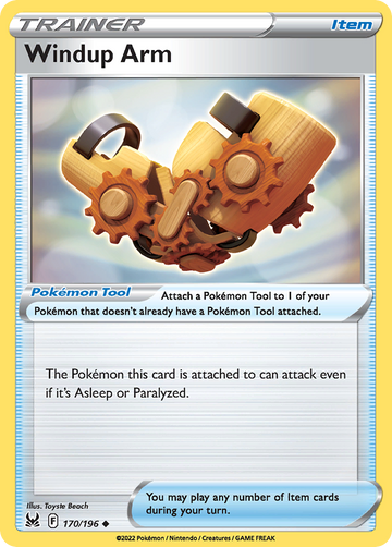 170/196 - Windup Arm - Reverse Holo - [Uncommon]