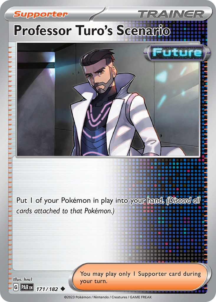 171/182 - Professor Turo's Scenario - [Uncommon] - Reverse Holo-Pokemeister
