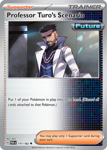 171/182 - Professor Turo's Scenario - [Uncommon] - Reverse Holo-Pokemeister