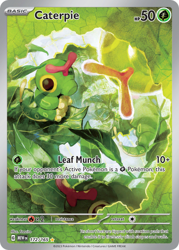 172/165 - Caterpie - [Illustration Rare]