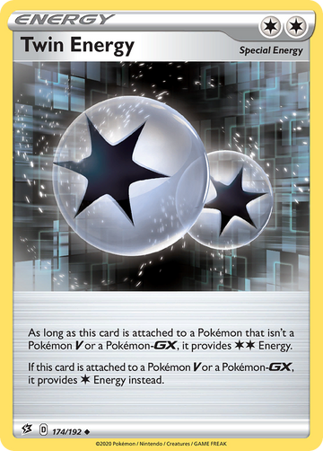 Pokémonkaart 174/192 - Twin Energy - Rebel Clash - [Uncommon]