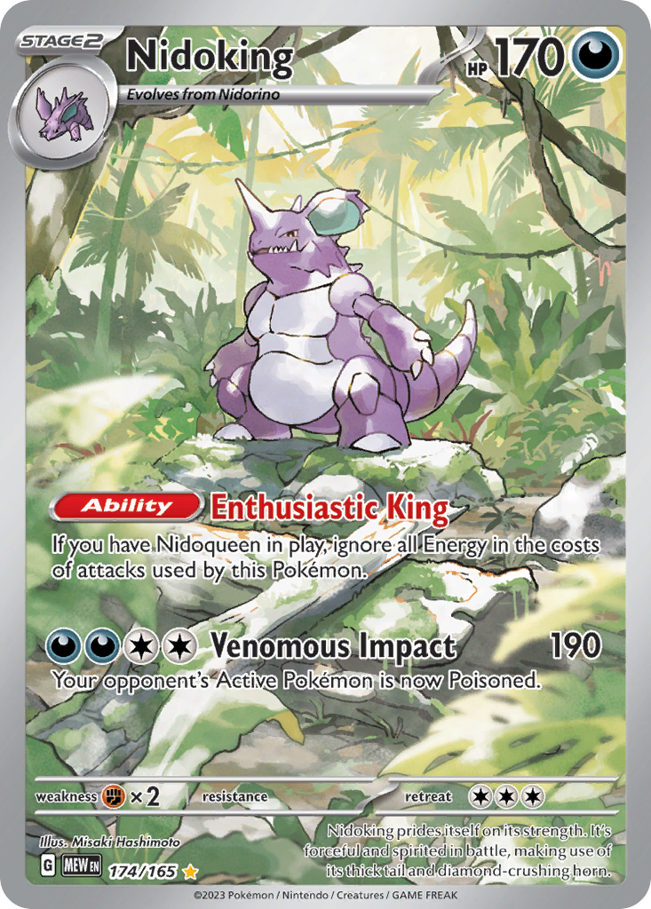 174/165 - Nidoking - [Illustration Rare]