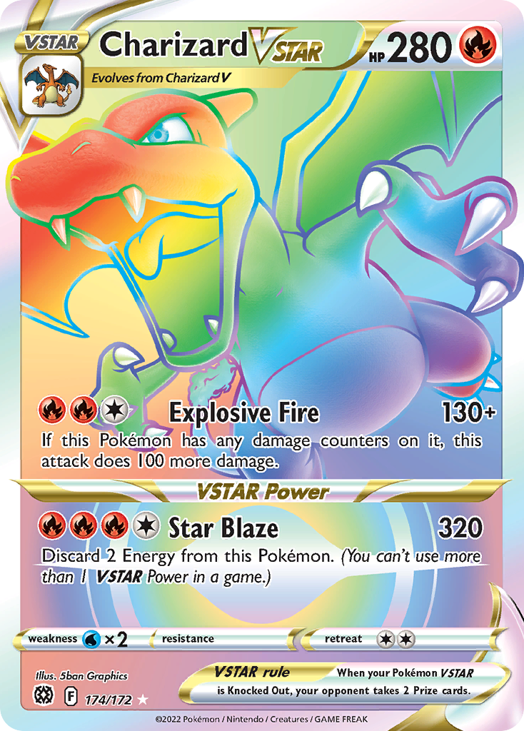 174/172 - Charizard VSTAR - [Rare Rainbow]