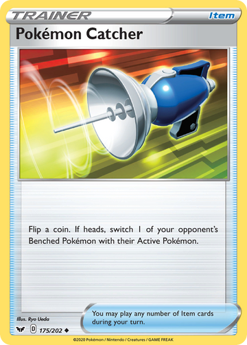 Pokémonkaart 175/202 - Pokémon Catcher - Sword & Shield - [Uncommon]