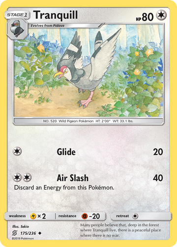 175/236 - Tranquill - [Uncommon] - Reverse Holo