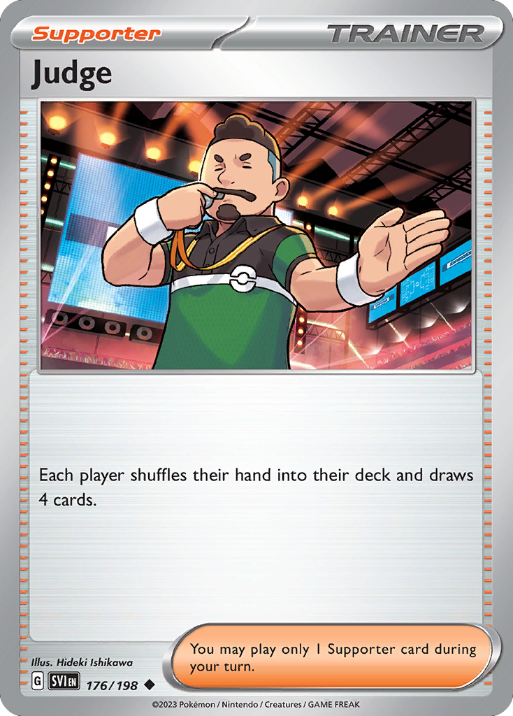 176/198 - Judge - [Uncommon] - Reverse Holo