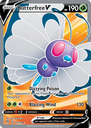 177/189 - Butterfree V - [Rare Ultra]